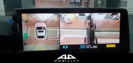 BMW 530e 어라운드뷰 차량훼손 없이 깔끔 설치, 순정기능연동 가능한 고화질 에이피모빌리티 슈퍼뷰