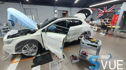 벤츠 GLA200d 순정연동형 어라운드뷰 S-VUE 장착