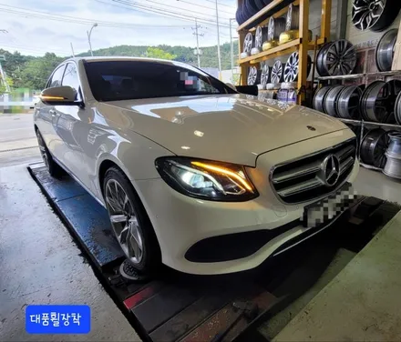 구미휠복원 - 벤츠E300 / 경상북도 칠곡군