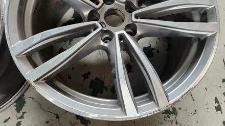 BMW 740Ld 19인치 순정휠 2개 컷팅복원 청주휠복원 청주휠수리 / 청주시 서원구
