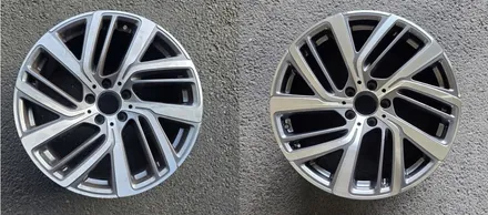 벤츠 E220d 19인치 순정휠 1개 컷팅복원  청주휠복원 청주휠수리 청주 휠복원 / 청주시 서원구