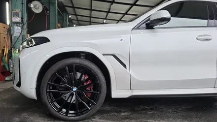 BMW X6 40d 22인치 블랙유광휠 1개 도색복원  청주휠복원 청주휠수리 청주 휠복원 / 청주시 서원구