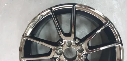 벤츠 C43 AMG 순정 휠 4개 실버색상 에서 블랙 유광 색상변경     도색 복원 청주휠복원 청주휠수리 / 청주시 서원구