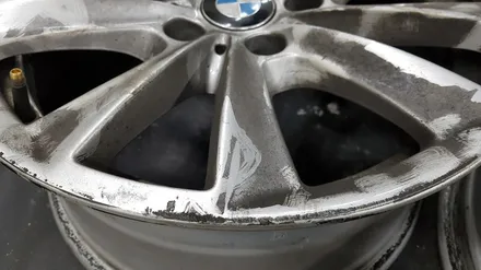 BMW 528i 520d17인치 순정휠 4개 도색복원 청주휠복원 청주휠수리 / 청주시 서원구