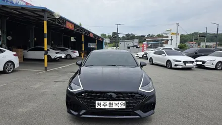 현대 쏘나타 DN8 N퍼포먼스 19인치 블랙유광휠 1개 도색복원  청주휠복원 청주휠수리 청주 휠복원 / 청주시 서원구