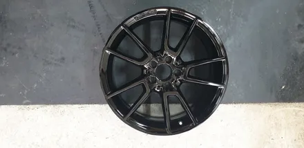 벤츠 C43 AMG 순정 휠 4개 실버색상 에서 블랙 유광 색상변경     도색 복원 청주휠복원 청주휠수리 / 청주시 서원구