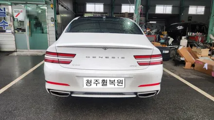 제네시스 G80 20인치 스파터링휠 복원 청주휠복원 청주휠수리 / 청주시 서원구