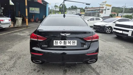 제네시스 G80 스포츠 19인치 스파터링휠 1개 복원  청주휠복원  청주휠수리  청주 휠복원 / 청주시 서원구