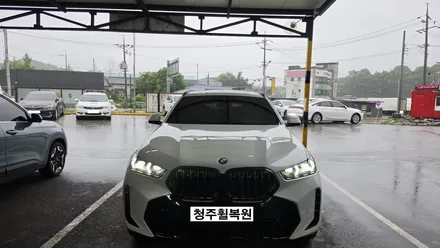 BMW X6 40d 22인치 블랙유광휠 1개 도색복원  청주휠복원 청주휠수리 청주 휠복원 / 청주시 서원구