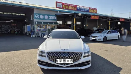 제네시스 G80 20인치 스파터링휠 1개 복원 청주휠복원 청주휠수리 청주 휠복원 / 청주시 서원구