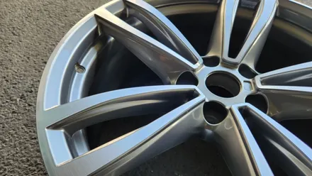 BMW 740Ld 19인치 순정휠 2개 컷팅복원 청주휠복원 청주휠수리 / 청주시 서원구