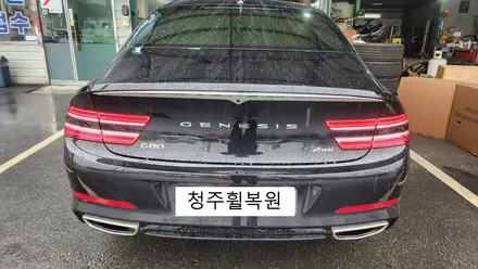 제네시스 G80 20인치 리어휠 2개 복원 청주휠복원 청주휠수리 / 청주시 서원구