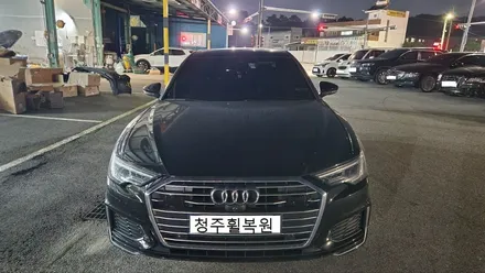 아우디 A6 18인치 순정휠 1개 파손 복원 청주휠복원 청주휠수리 / 청주시 서원구