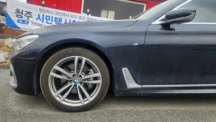 BMW 740Ld 19인치 순정휠 2개 컷팅복원 청주휠복원 청주휠수리 / 청주시 서원구