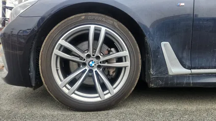 BMW 740Ld 19인치 순정휠 2개 컷팅복원 청주휠복원 청주휠수리 / 청주시 서원구