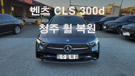 벤츠 CLS300d 19인치 AMG 휠 1개 컷팅 복원 청주휠복원 청주휠수리 / 청주시 서원구