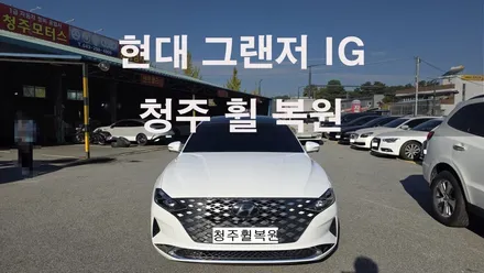현대 그랜저 IG 19인치 순정휠 1개 컷팅복원  청주휠복원 청주휠수리 청주 휠복원 / 청주시 서원구