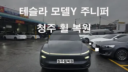 테슬라 모델Y 주니퍼 19인치 순정휠 1개 도색복원  청주휠복원 청주휠수리 청주 휠복원 / 청주시 서원구