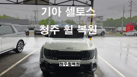 기아 셀토스 19인치 순정휠 1개 도색복원  청주휠복원 청주휠수리 청주 휠복원 / 청주시 서원구