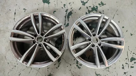 BMW 740Ld 19인치 순정휠 2개 컷팅복원 청주휠복원 청주휠수리 / 청주시 서원구