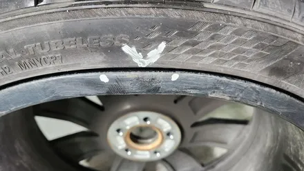 볼보 S90 20인치 순정휠 1개 굴절수리 청주휠복원 청주휠수리 / 청주시 서원구