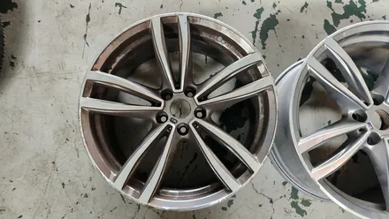 BMW 740Ld 19인치 순정휠 2개 컷팅복원 청주휠복원 청주휠수리 / 청주시 서원구