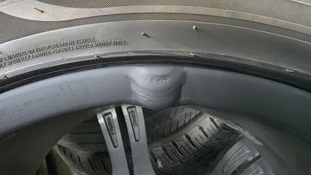 BMW 520d 19인치 순정휠 휠크렉수리 휠크랙 휠크렉  청주휠복원 청주휠수리 청주 휠복원 / 청주시 서원구