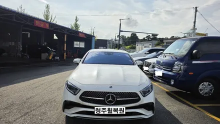 벤츠 CLS450 20인치 순정휠 휠굴절수리 휠굴절  청주휠복원 청주휠수리 청주 휠복원 / 청주시 서원구