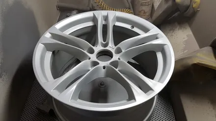 BMW 520d 19인치 순정휠 1개 도색복원 청주휠복원 청주휠수리 / 청주시 서원구