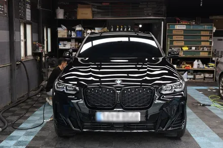 창원유리막코팅 BMW X4 정확한 유리막코팅 시공이란 이런것! / 창원시 의창구 동읍