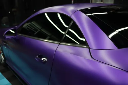 창원랩핑잘하는곳 벤츠slk55amg 에이버리 사틴퍼플 전체랩핑했어요 ! / 창원,마산,경남