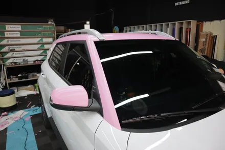 베뉴투톤랩핑 에이버리 사틴버블검 핑크투톤랩핑시공/CW디테일링창원본점 / 창원,마산,경남