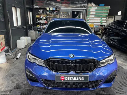 BMW 320i 조금더 스포티하도록 부분랩핑 키드니그릴교체 ! ! / 창원,마산,경남