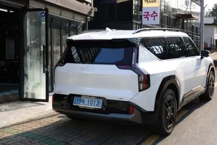 창원 블락포디 스카이블루 썬팅 EV9시공 / 창원시 의창구 동읍