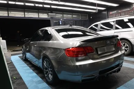 창원랩핑 BMW E92M3 리퀴드실버 전체랩핑 / 창원시 의창구 동읍