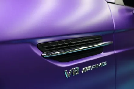 창원랩핑잘하는곳 벤츠slk55amg 에이버리 사틴퍼플 전체랩핑했어요 ! / 창원,마산,경남