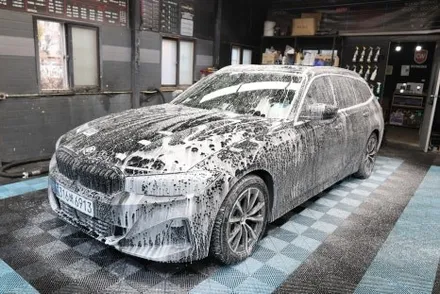창원유리막코팅 진짜 잘하는 곳 BMW320I 웨건 / 창원시 의창구 동읍