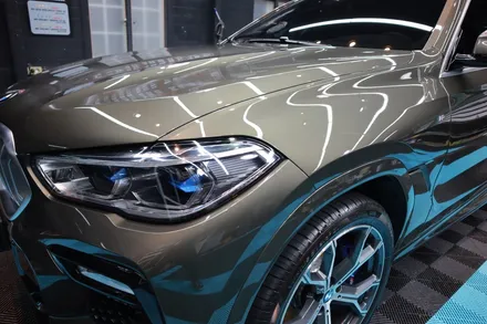 BMW X6 멘하탄그린 더욱 빛나게 유리막코팅시공 /CW디테일링 창원본점 / 창원,마산,경남