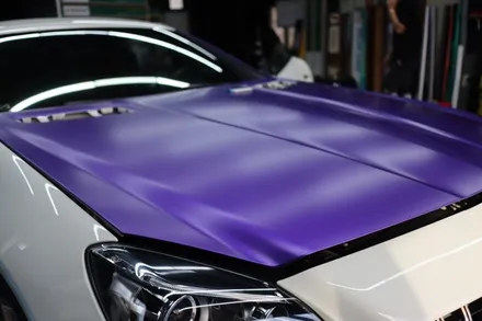 창원랩핑잘하는곳 벤츠slk55amg 에이버리 사틴퍼플 전체랩핑했어요 ! / 창원,마산,경남