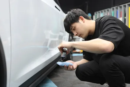 창원 유리막코팅 테슬라 모델X 저희만큼 하는샵? 잘없습니다 ^^ / 창원,마산,경남