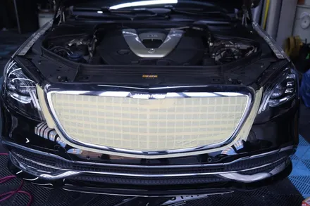 벤츠 W222 S580 마이바흐 그릴 크롬랩핑 시공 / 창원시 의창구 동읍