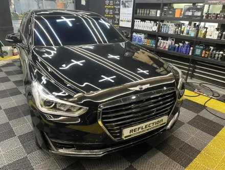 현대 제네시스 EQ900 리무진 세차 대전시 동구 용전동 리플렉션 디테일링 광택 유리막 코팅 / 대전 동구