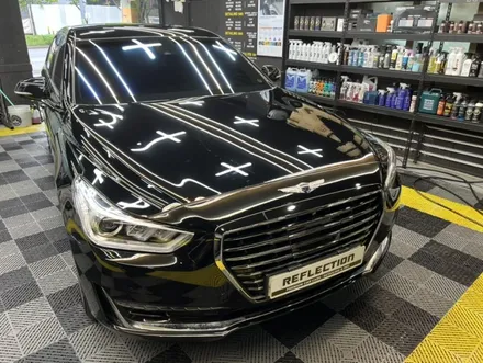현대 제네시스 EQ900 리무진 세차 대전시 동구 용전동 리플렉션 디테일링 광택 유리막 코팅 / 대전 동구