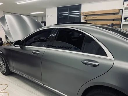 벤츠 s400 사틴그레이 전체랩핑*광주 루카드레스 / 광주 북구 삼각동