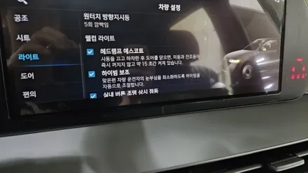 더뉴 펠리세이드 르블랑 신차 엠비언트 튜닝은 어디서 해야할까요? / 대전 유성구 학하동