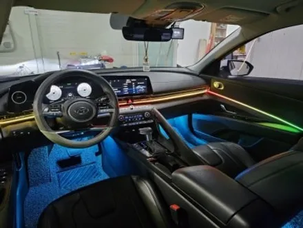 글로우모션 아반떼 CN7 순정 연동 무빙엠비언트가 무엇일까요?? 무빙엠비언트에 대한 모든것! / 대전 유성구 학하동