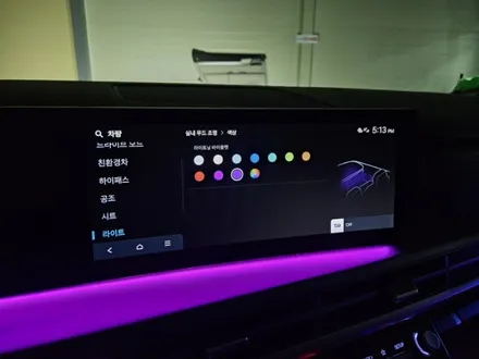 대구에서 대전 엠비언트 전문점까지.. 싼타페 mx5 엠비언트 시공기 / 대전,세종,청주