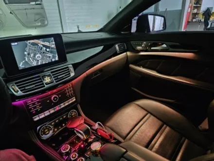 벤츠 CLS63AMGs w218 엠비언트 광량업그레이드를 해보자구욧!! / 대전,세종,청주