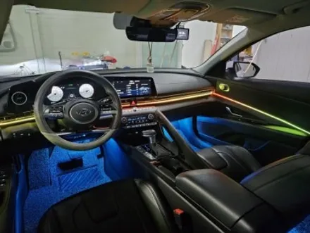 글로우모션 아반떼 CN7 순정 연동 무빙엠비언트가 무엇일까요?? 무빙엠비언트에 대한 모든것! / 대전 유성구 학하동