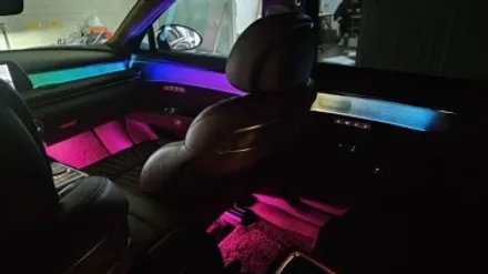 G90 신형 엠비언트 라이트 튜닝~ 국내 최초로 적용한 순정연동으로~ S클래스 처럼 무빙으로 해봅시다!~ / 대전 유성구 학하동
